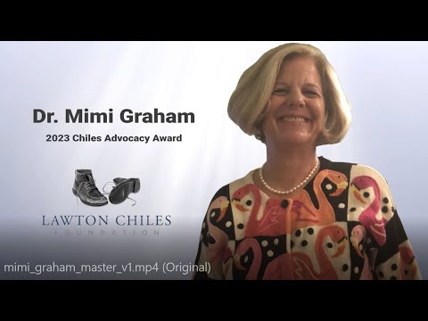2023 Chiles Advocacy Award Presented to Dr. Mimi Graham
